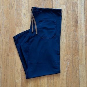 Medline, PerforMAX Reversible Scrub Pants, Unisex, Medium, Black